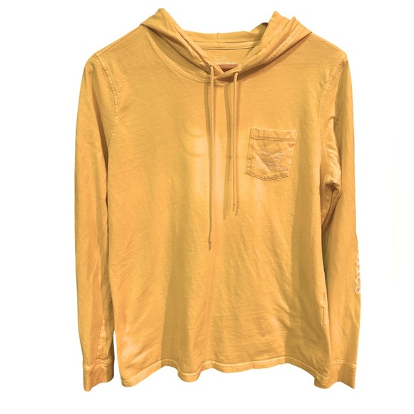 Vineyard Vines Neon Citron Hoodie Size M - Picture 1 of 7